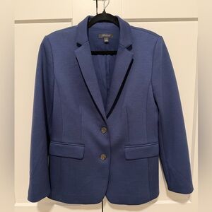 Ann Taylor Navy Blazer with Button Closure